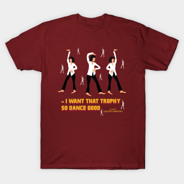 Mia Wallace Dancing Shadows T-Shirt by SmokedPaprika